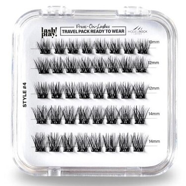 READY to WEAR Pre-Glued Cluster Lashes TRAVEL EDITION 'Style #4' - 40pk Clusters