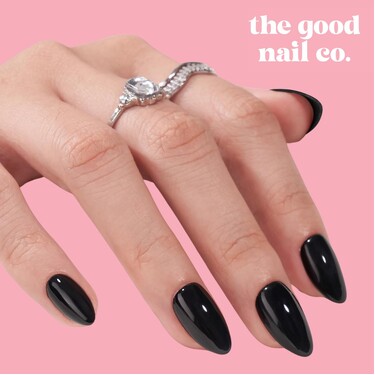 THE GOOD NAIL CO - Press-On Gel Nail Kit - 'VENOM' - Short Almond