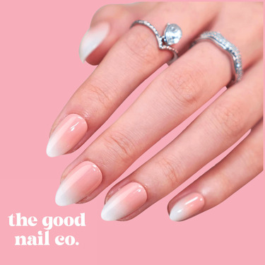 THE GOOD NAIL CO - Press-On Gel Nail Kit - 'CREAM PUFF' - Short Almond