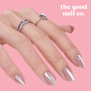 THE GOOD NAIL CO - Press-On Gel Nail Kit - 'PINK KITTY' - Short Almond