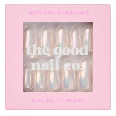 THE GOOD NAIL CO - Press-On Nails Travel Kit Edition - 'OUT-GLOW' - Short Oval