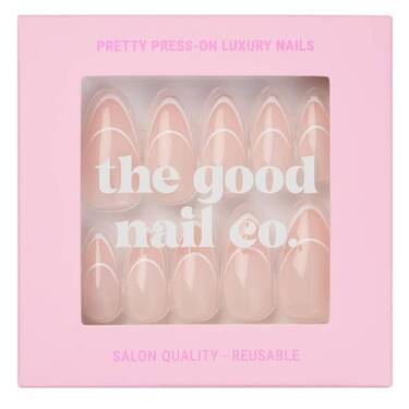 THE GOOD NAIL CO - Press-On Nails Travel Kit Edition - 'KLEO' - Medium Almond