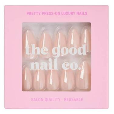 THE GOOD NAIL CO - Press-On Nails Travel Kit Edition - 'SUMMER GLAZE' - Short Almond